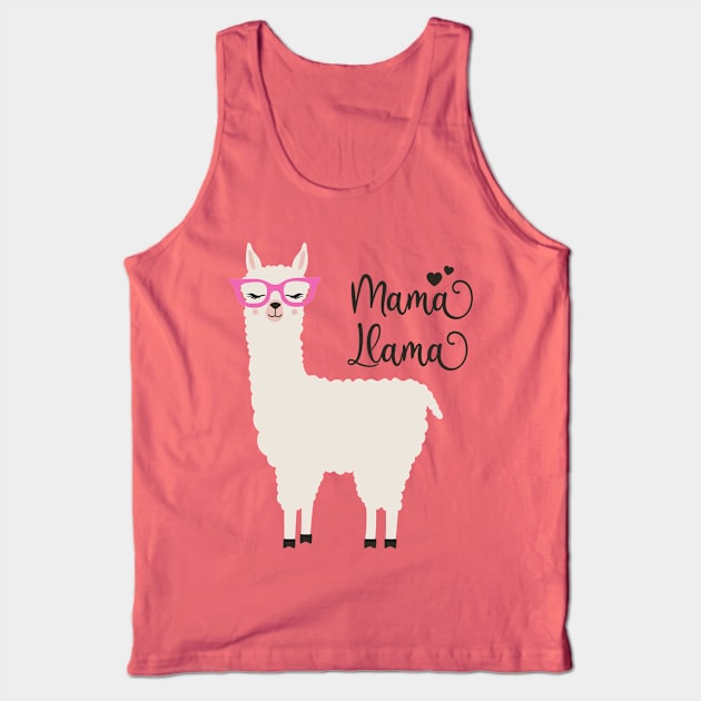 Mama llama Tank Top by Satic